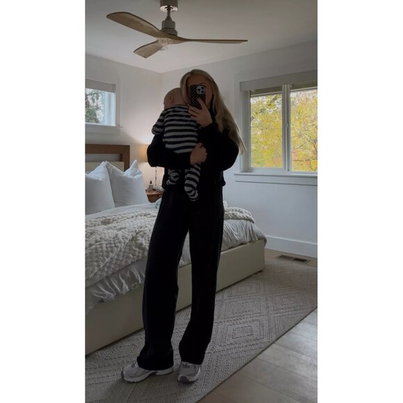 VUORI Halo Modern Straight Leg Pants in Solid Black Size Medium - Picture 11 of 11